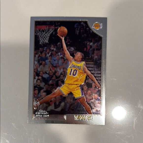 Topps chrome Kids Trading Card - Silver and Yellow rookie card/tyronn lue mint - Picture 1 of 3